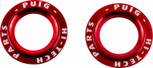 PUIG HI-TECH PARTS Axle Slider Rings - Red - Set 20271R