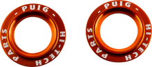 PUIG HI-TECH PARTS Axle Slider Rings - Orange - Set 20271T