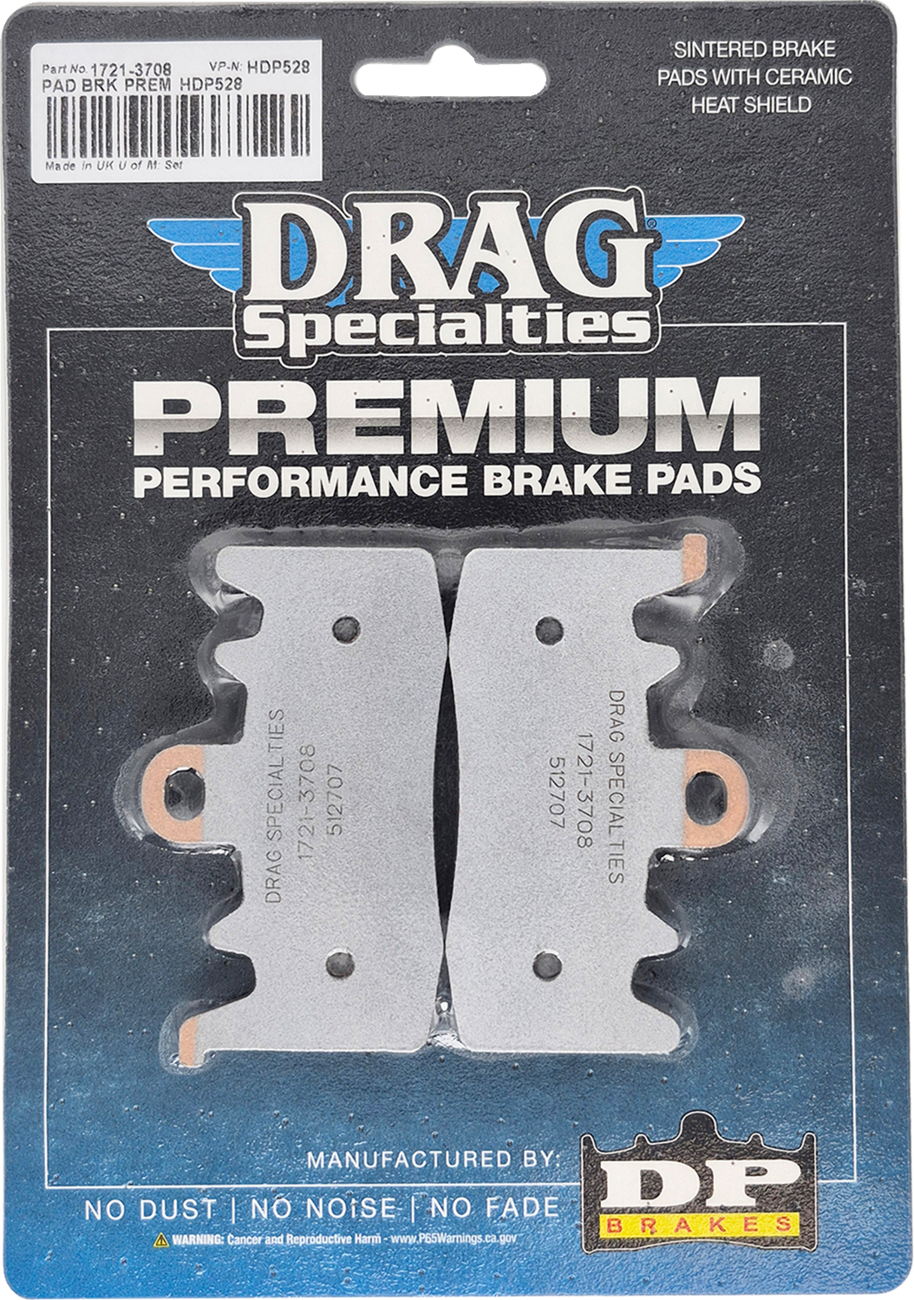 DRAG SPECIALTIES Sintered Brake Pads HDP528