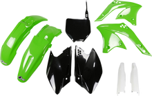 UFO Body Kit - OEM Green/Black - Kawasaki - KX '08 KAKIT210F@999