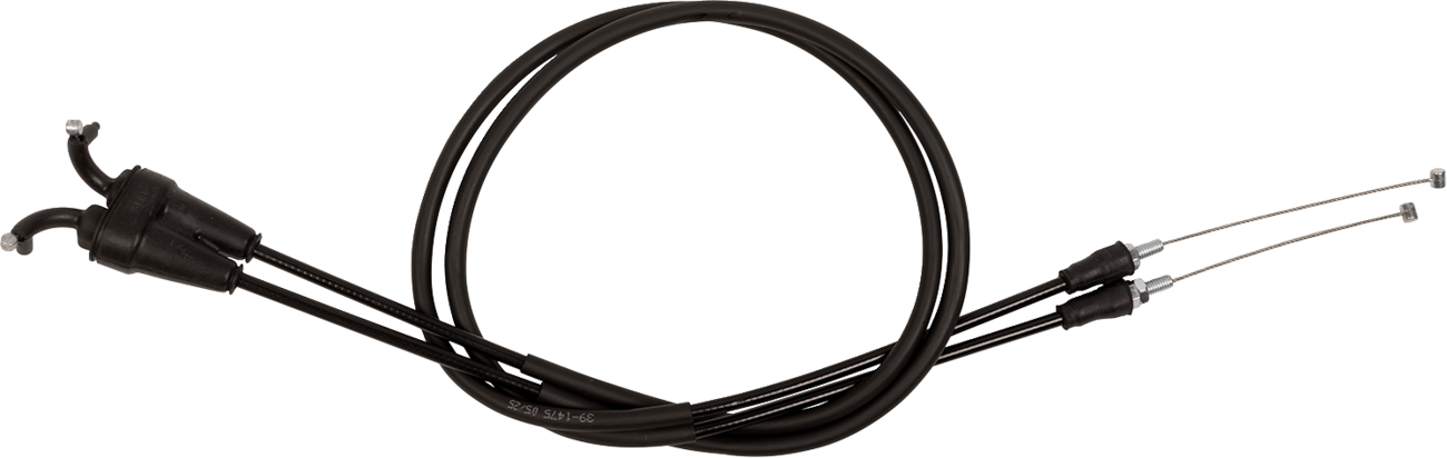 MOOSE OFFROAD Black Vinyl Throttle Cable - Stock Length - GasGas/Husqvarna/KTM 45-1276