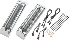 CIRO Filler Panel Tail Lights - Smoke Lens - Chrome 42050