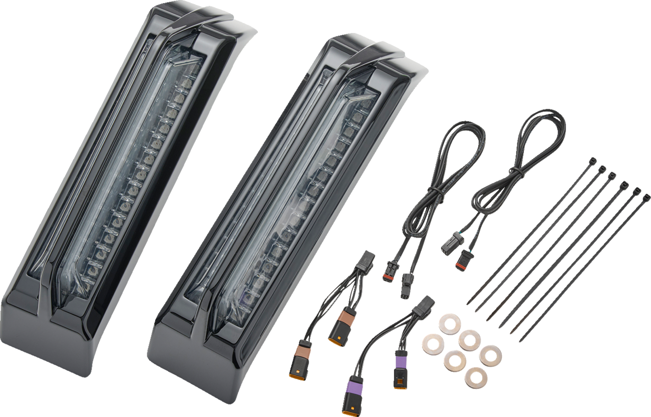 CIRO Filler Panel Tail Lights - Smoke Lens - Black 42051