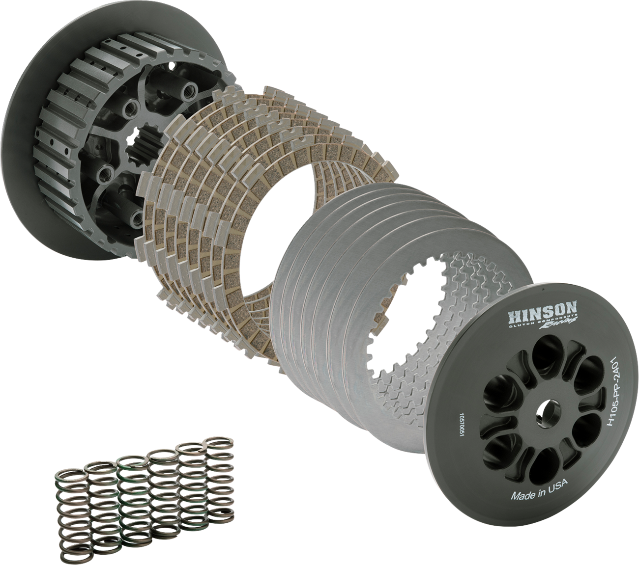 HINSON RACING Inner Hub with Pressure Plate - TF-250 X/E H105-IP-2402