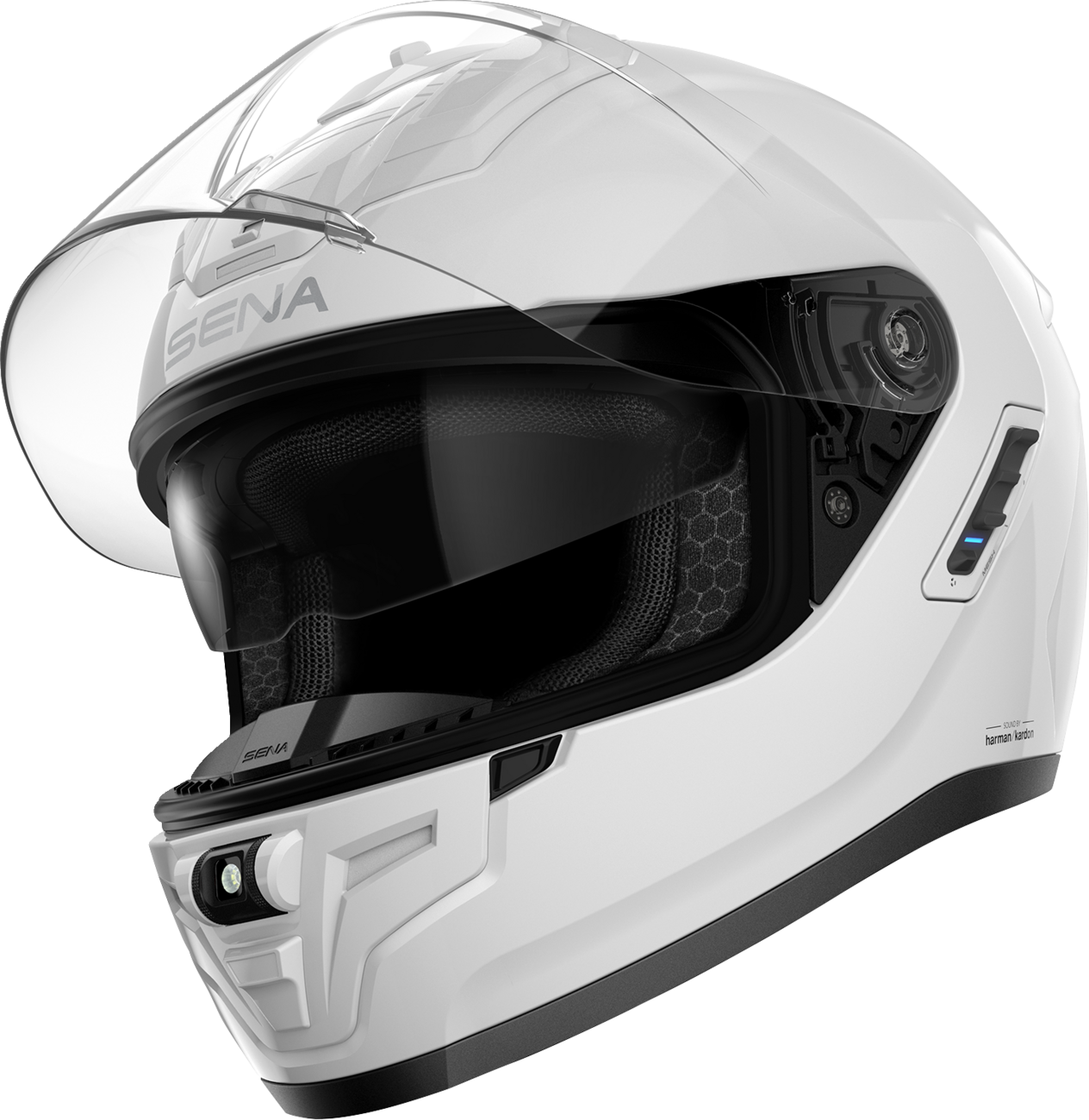SENA Phantom ANC Helmet - Gloss White - Medium PHANTOMANC-GW00M3