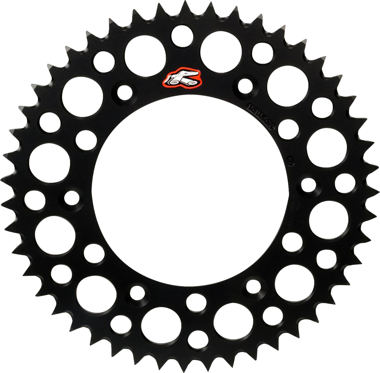 RENTHAL Rear Sprocket - Aluminum - 46 Tooth - Black - Gas Gas/Husqvarna/KTM 441U-428-46GPBK