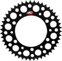 RENTHAL Rear Sprocket - Aluminum - 46 Tooth - Black - Gas Gas/Husqvarna/KTM 441U-428-46GPBK