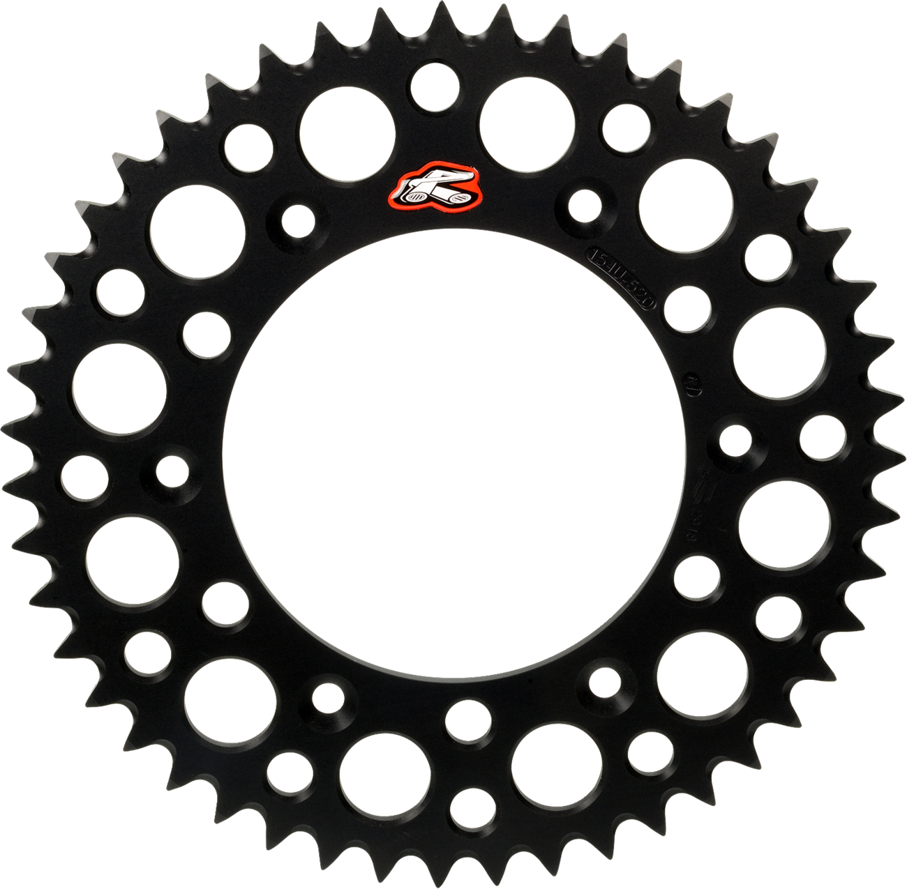 RENTHAL Rear Sprocket - Aluminum - 47 Tooth - Black - Gas Gas/Husqvarna/KTM 441U-428-47GPBK