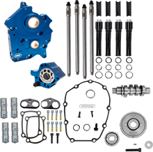 S&S CYCLE Cam Chest Kit - 496 Gear Drive Cam - Oil Cooled - Black Pushtubes - M8 310-1383