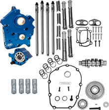 S&S CYCLE Cam Chest Kit - 496 Gear Drive Cam - Water Cooled - Chrome Pushtubes - M8 310-1386