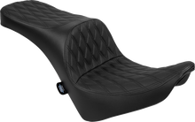 DRAG SPECIALTIES SEATS Freedom Seat - Vinyl - Double Diamond Black Stitch - FL/FX '18-'25 4719B