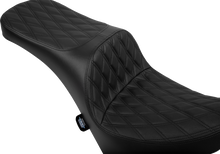 DRAG SPECIALTIES SEATS Freedom Seat - Vinyl - Double Diamond Black Stitch - FL/FX '18-'25 4719B