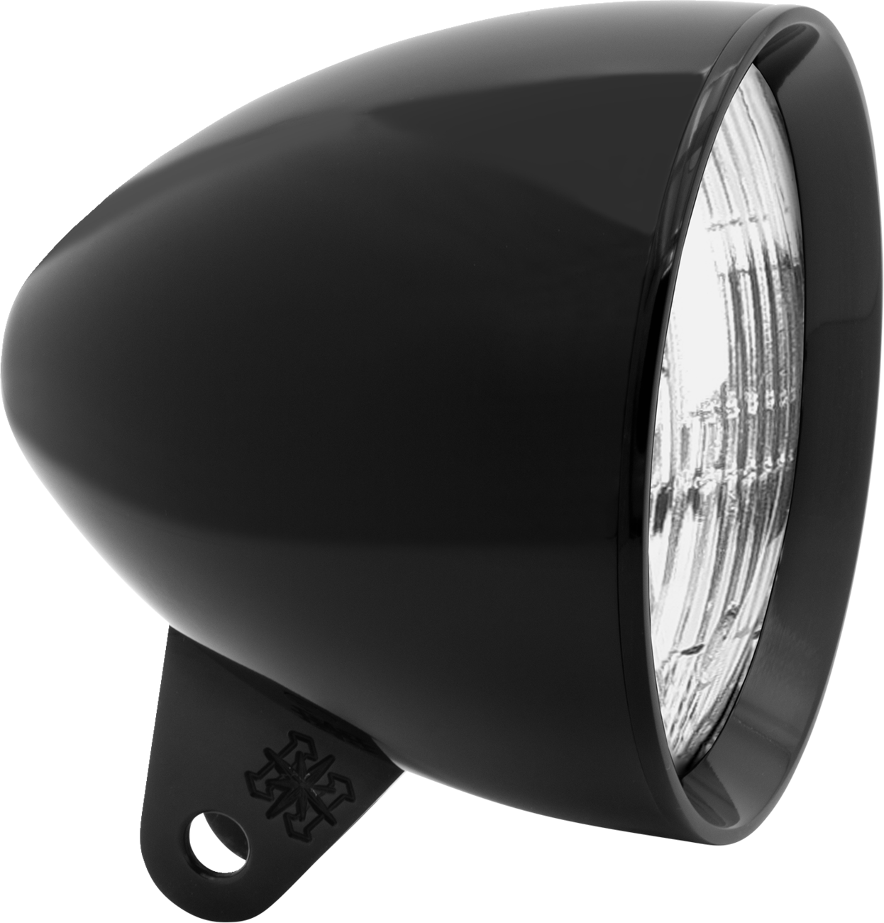 HEADWINDS Headlight Housing - 4-1/2" - Bradley Concours Bullet - Gloss Black 1-4500ZA