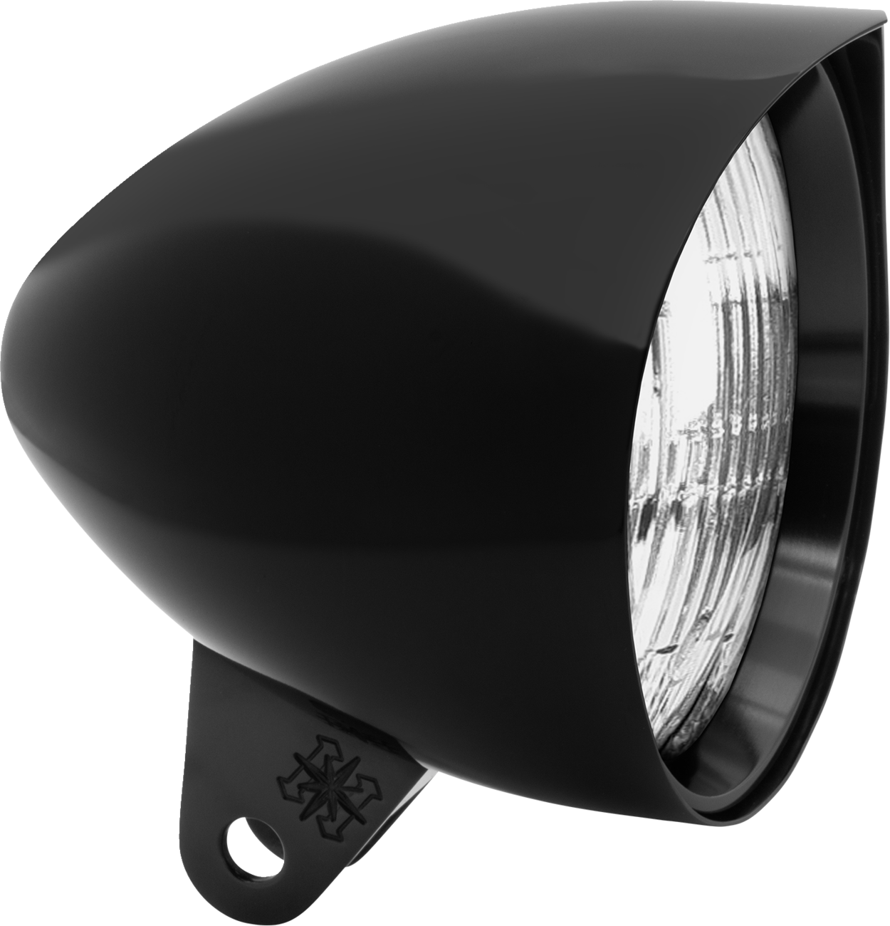 HEADWINDS Headlight Housing - 4-1/2" - Vampire Concours Bullet - Gloss Black 1-4500VZA