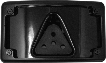 KODLIN USA 3-Hole License Plate Mount - Curved - Black KUS20352