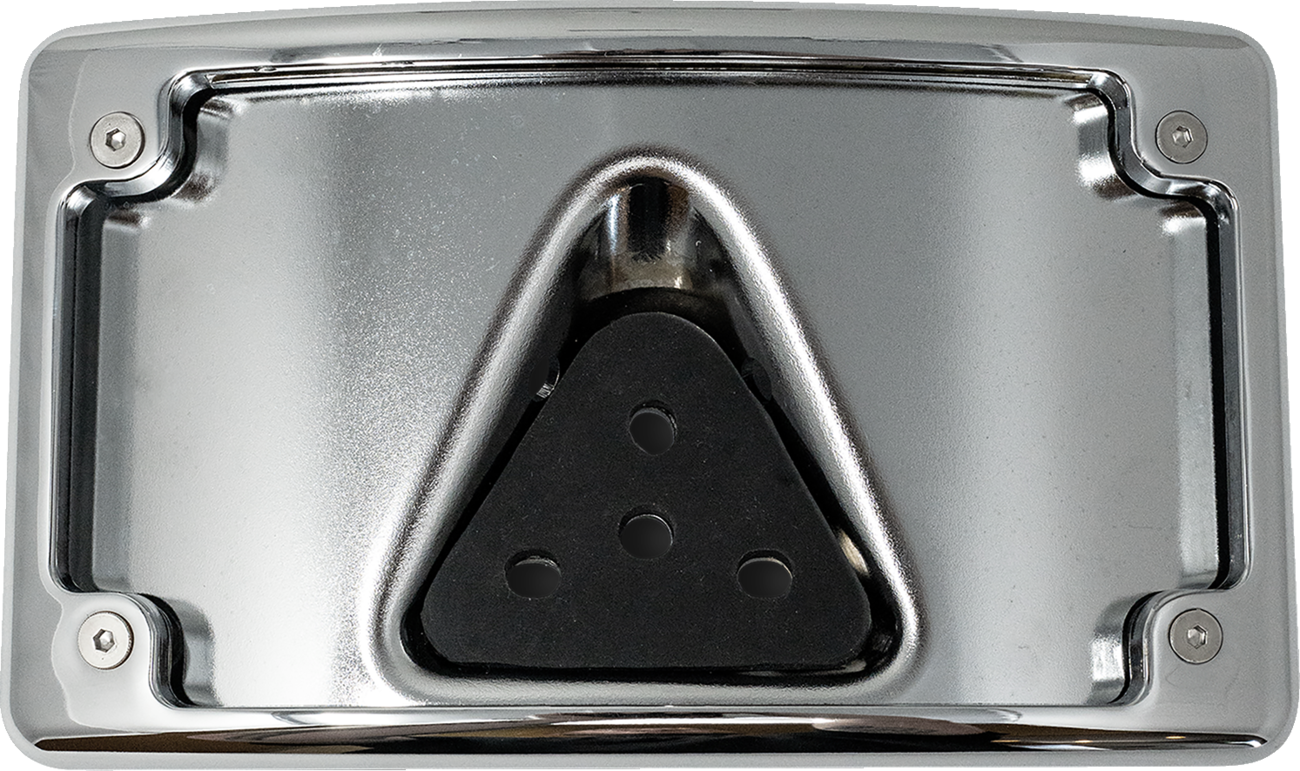 KODLIN USA 3-Hole License Plate Mount - Curved - Chrome KUS20353