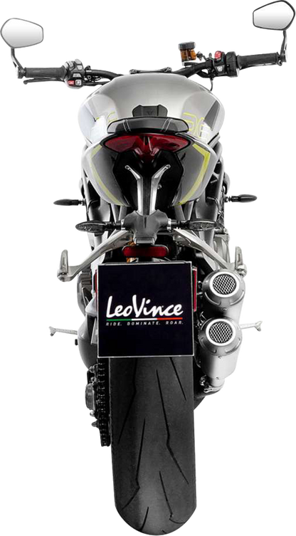 LEOVINCE LV-10 Slip-On Muffler - Triumph Speed Triple 1200 RR/RS/RX/SS 15271