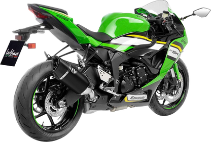 LEOVINCE LV-14 R Black Edition Slip-On Muffler - Kawasaki ZX-6R 15625BU