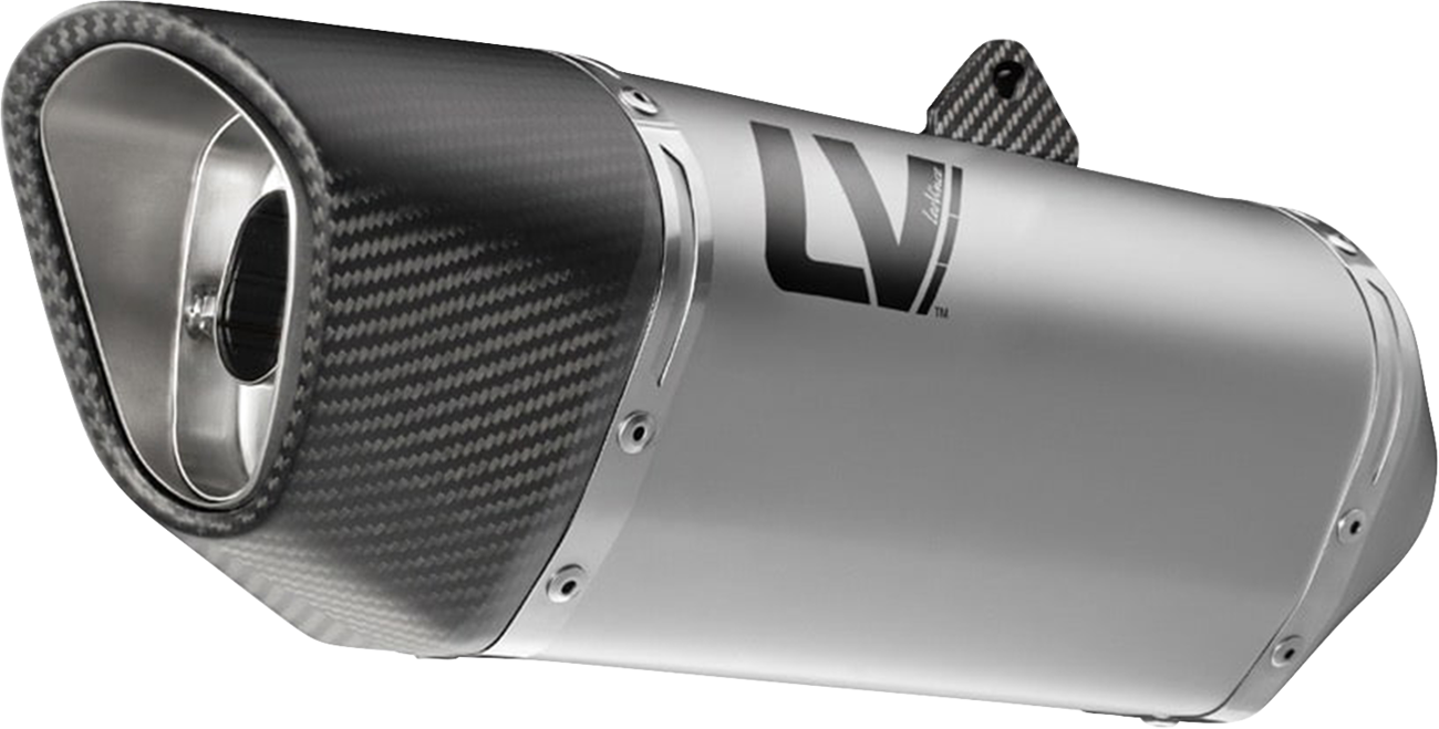 LEOVINCE LV-14 R Slip-On Muffler - Stainless Steel - Honda CB 1000 Hornet 15617U