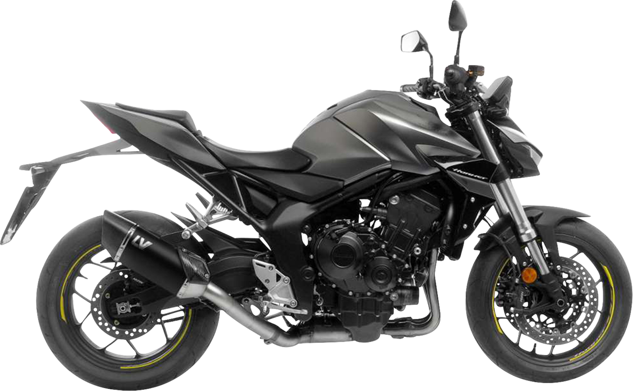 LEOVINCE LV-14 R Black Edition Slip-On Muffler - Honda CB 1000 Hornet 15617BU