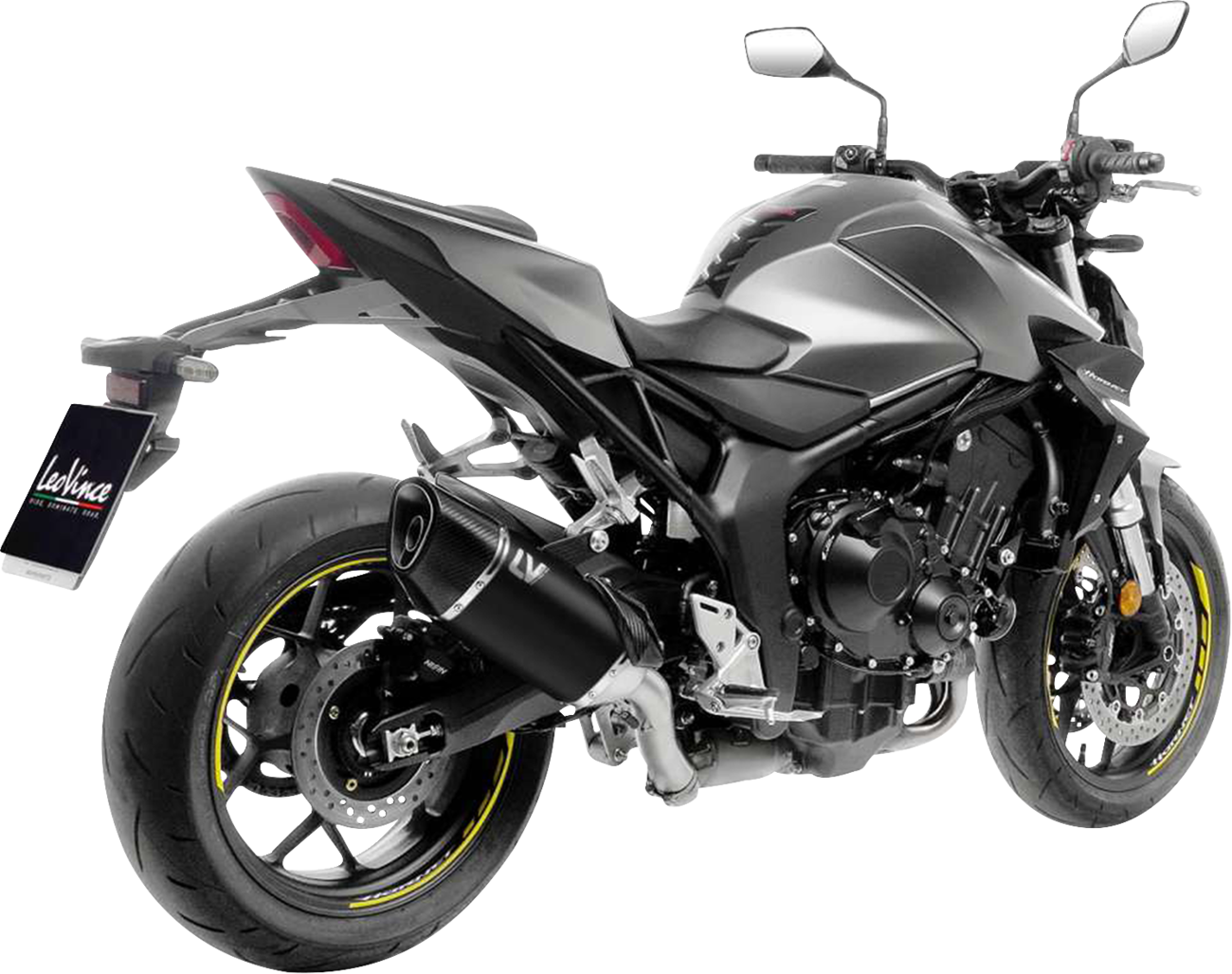 LEOVINCE LV-14 R Black Edition Slip-On Muffler - Honda CB 1000 Hornet 15617BU