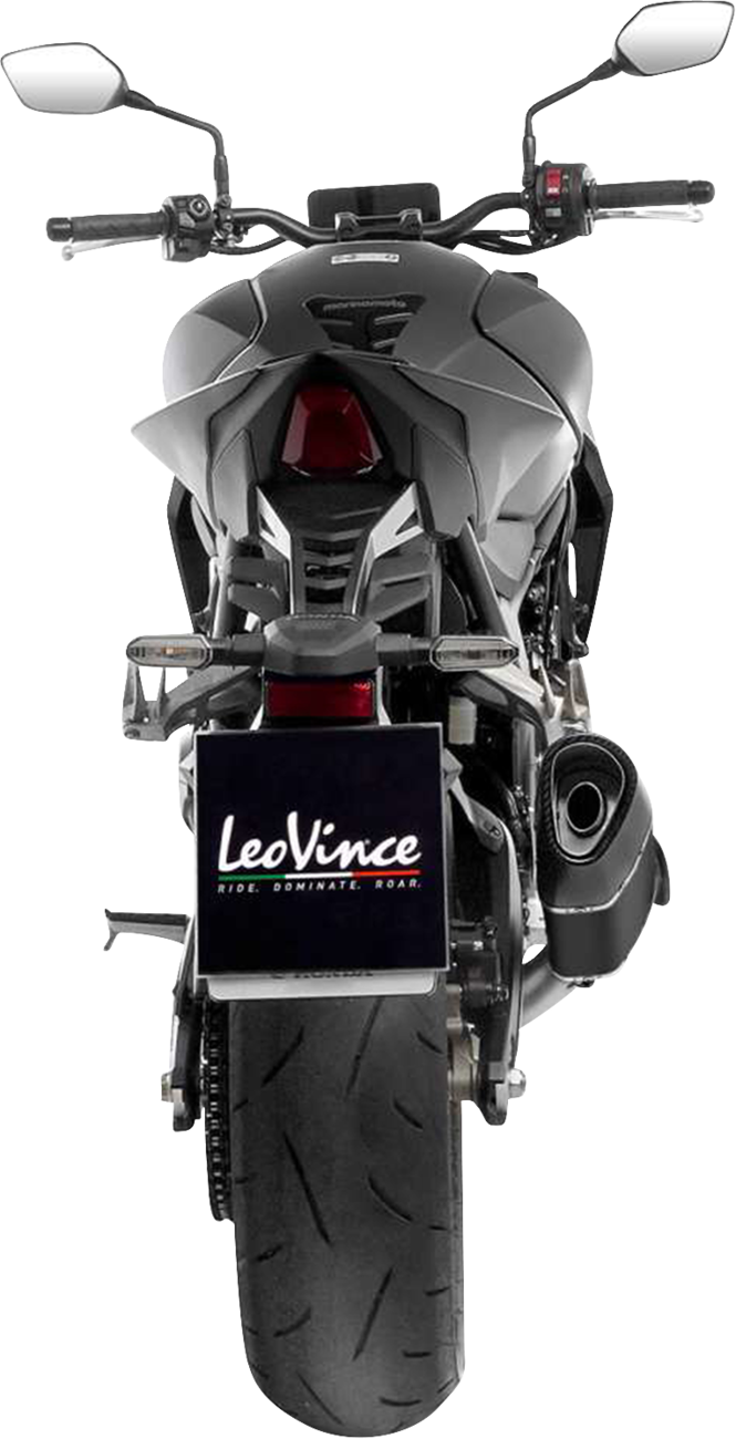 LEOVINCE LV-14 R Black Edition Slip-On Muffler - Honda CB 1000 Hornet 15617BU