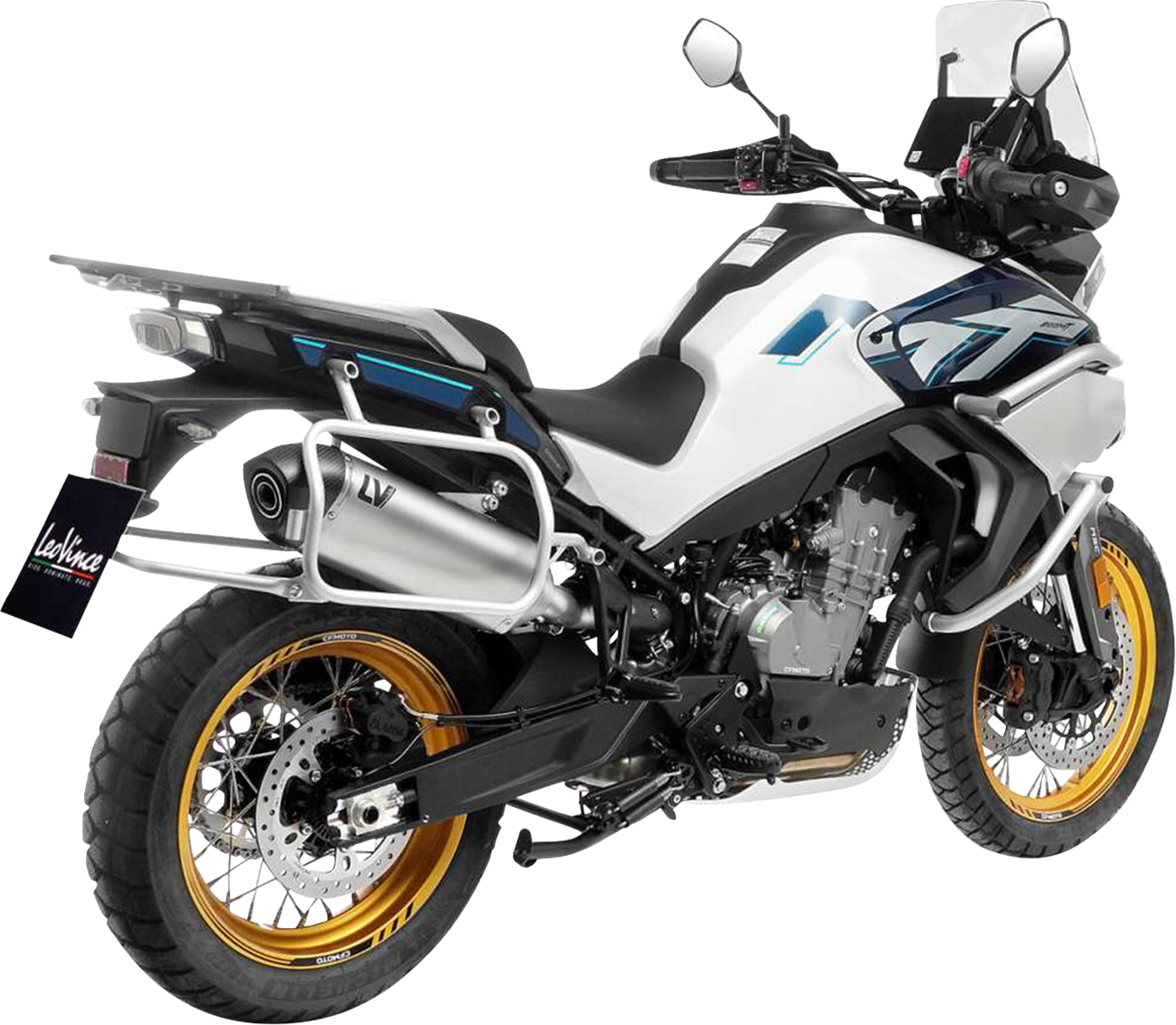 LEOVINCE LV-14 Slip-On Muffler - Stainless Steel - KTM/CF MOTO 790/800/890/901 15618U