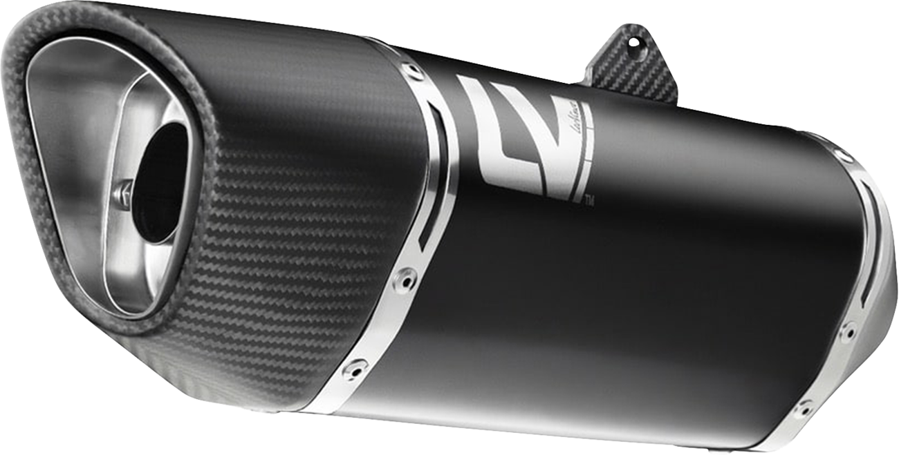 LEOVINCE LV-14 R Black Edition Slip-On Muffler - Honda CB 1000 Hornet 15617BU