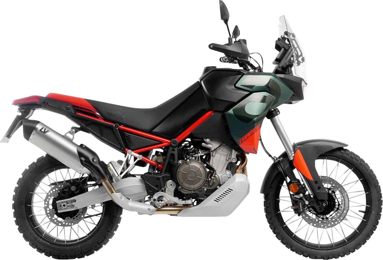 LEOVINCE LV-14 Slip-On Muffler - Titanium - Aprilia Tuareg 660 15626TU