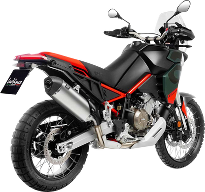 LEOVINCE LV-14 Slip-On Muffler - Titanium - Aprilia Tuareg 660 15626TU