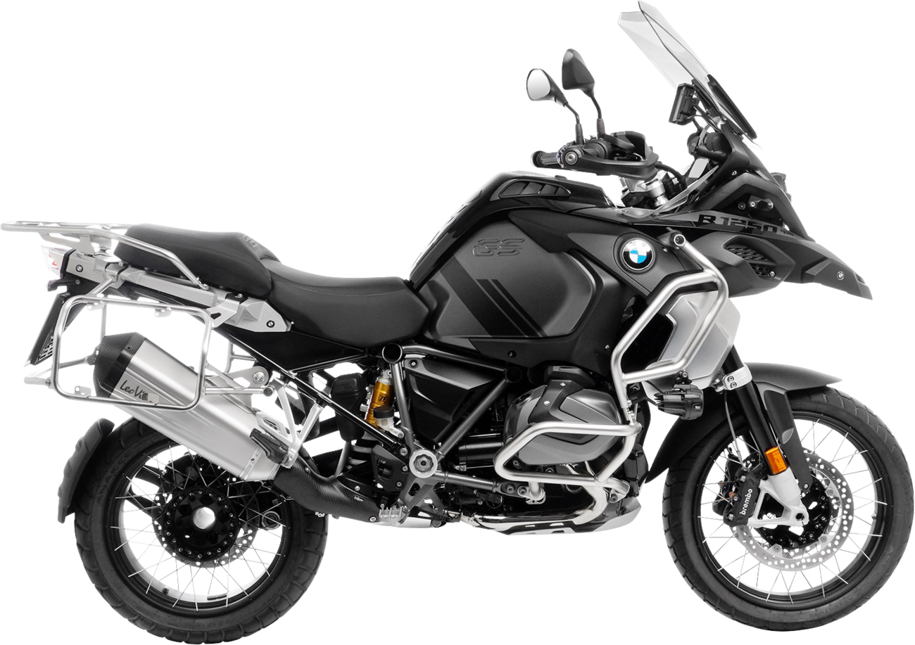 LEOVINCE LV-12 R Slip-On Muffler - Stainless Steel - BMW R 1200 GS 15310U