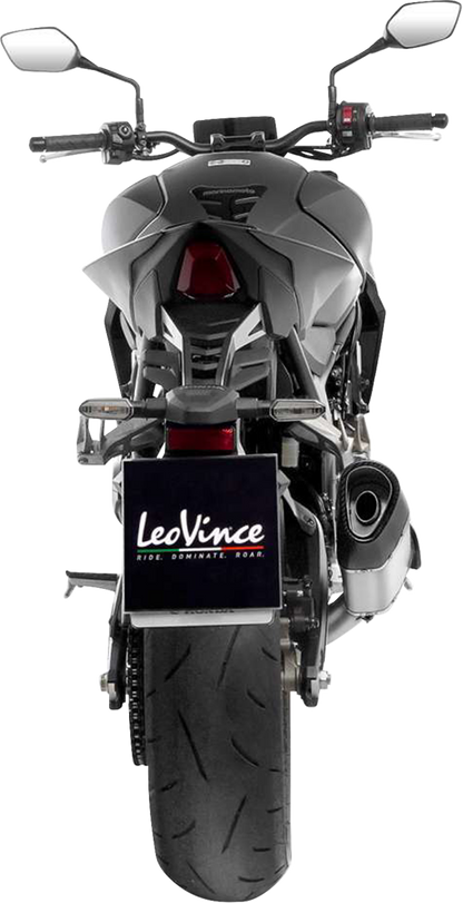 LEOVINCE LV-14 R Slip-On Muffler - Titanium - Honda CB 1000 Hornet 15617TU