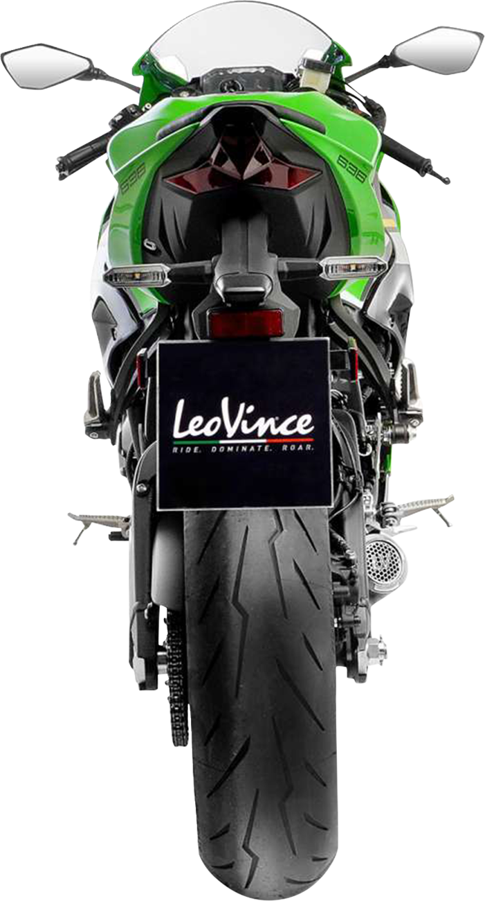 LEOVINCE LV Corsa S Black Edition Slip-On Muffler - Kawasaki ZX-6R 15413SBU