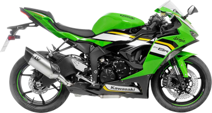 LEOVINCE LV-14 R Slip-On Muffler - Stainless Steel - Kawasaki ZX-6R 15625U
