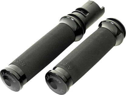 LA CHOPPERS County Line Grips - '23-'25 TBW - Black LA-7493-01B