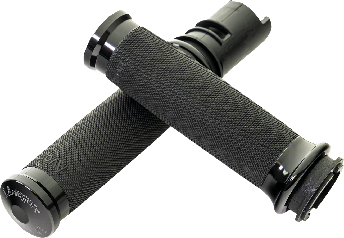 LA CHOPPERS County Line Grips - '23-'25 TBW - Black LA-7493-01B