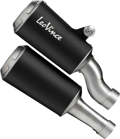LEOVINCE LV-10 Black Edition Slip-On Muffler - Triumph Speed Triple 1200 RR/RS/RX 15271B