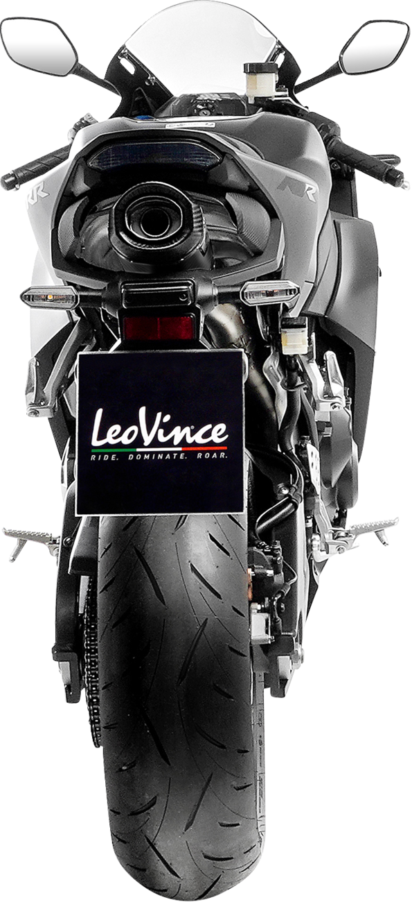 LEOVINCE LV One EVO Slip-On Muffler - Carbon Fiber - Honda CBR600RR 14461EU