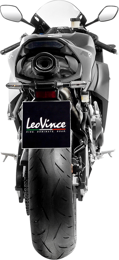 LEOVINCE LV One EVO Slip-On Muffler - Carbon Fiber - Honda CBR600RR 14461EU
