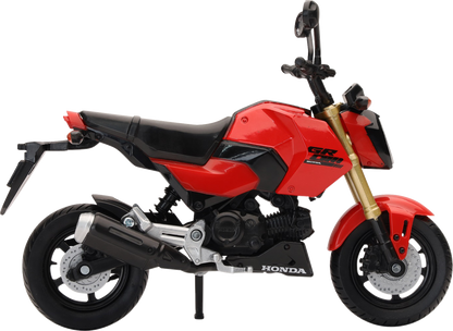 NEW RAY TOYS Honda Grom - 1:12 Scale - Red 58503A