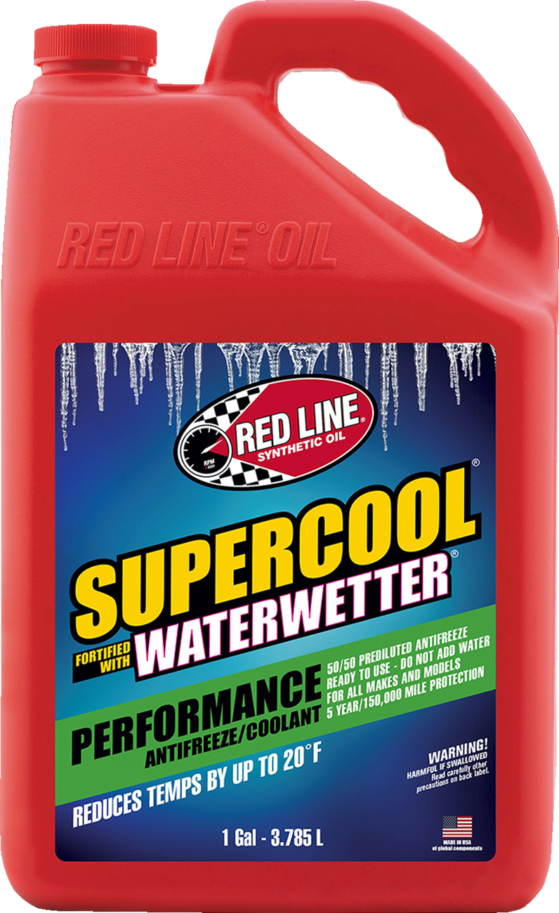 RED LINE SYNTHETIC OIL Supercool® Coolant 50/50 Mix - 1 US gallon 81215