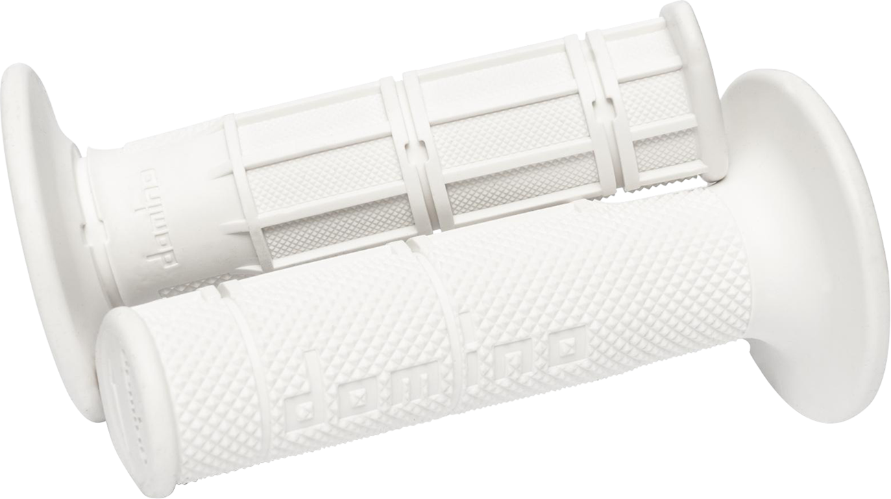 DOMINO Victor Waffle Grips - Half Waffle - White 1150.82.46.06
