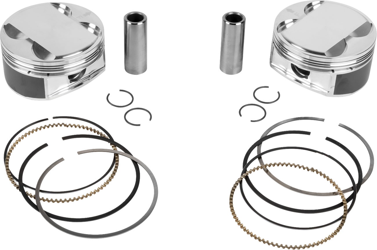 JE PISTONS Piston Kit - 4.080" Bore - 4.375" Stroke - 11.5:1 CR - 114" M8 398728