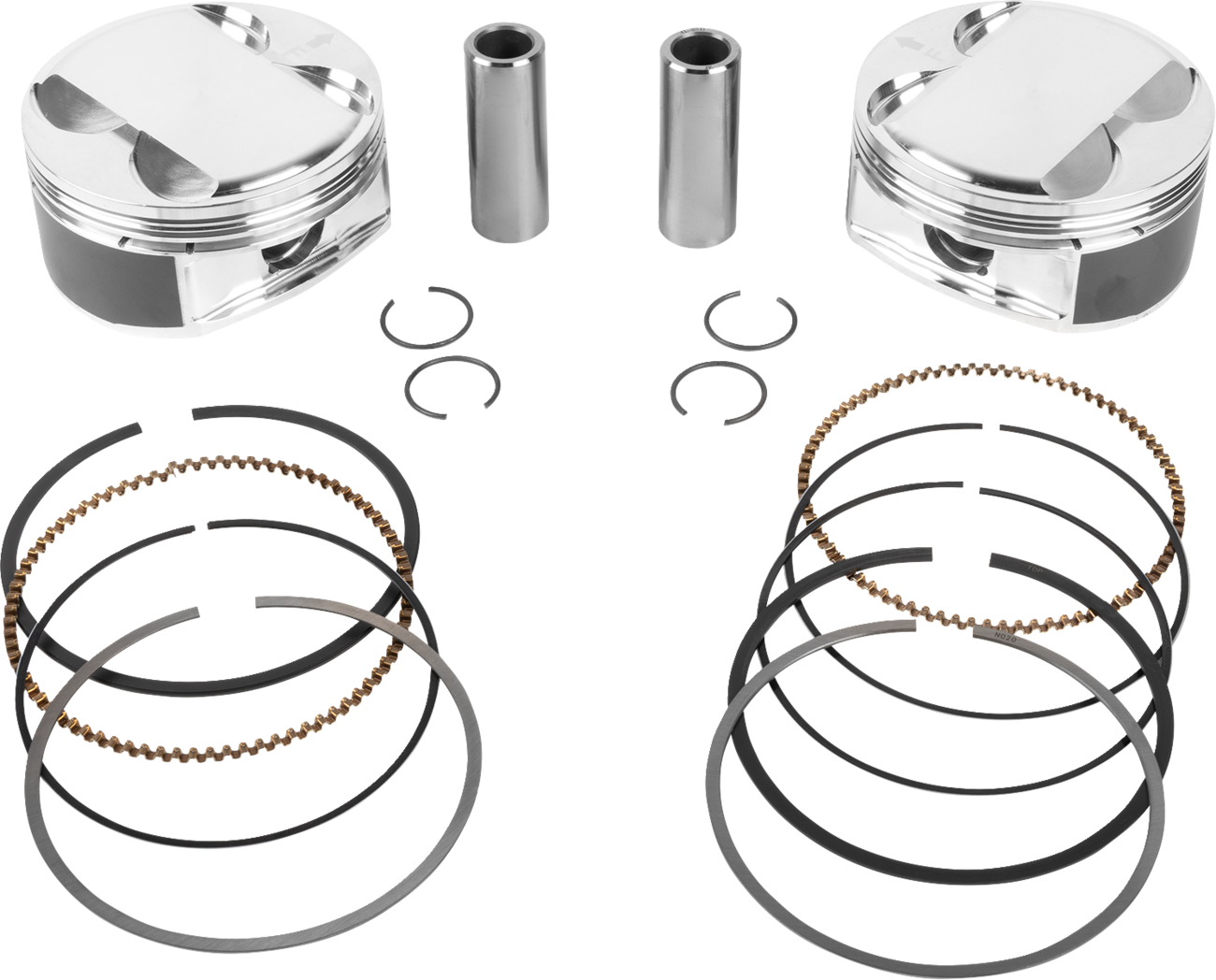 JE PISTONS Piston Kit - 4.080" Bore - 4.500" Stroke - 12.0:1 CR - 108" M8 398761