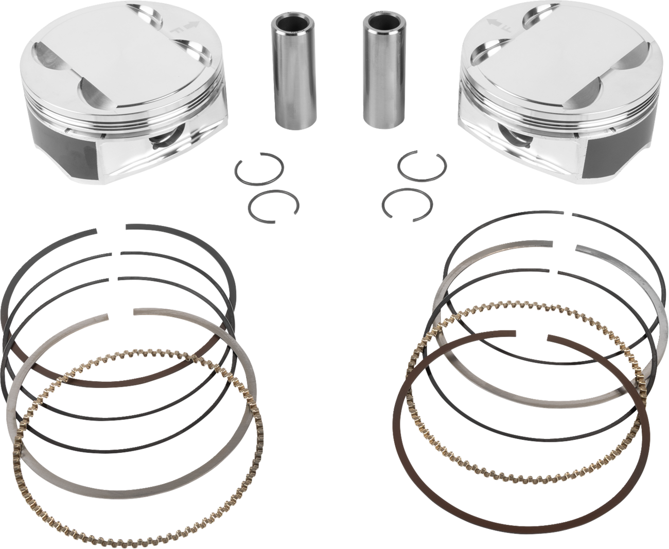JE PISTONS Piston Kit - 4.260" Bore - 4.500" Stroke - 12.0:1 CR - 108" M8 399163