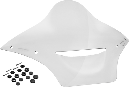 MEMPHIS SHADES Vented Windshield - BRL Race Bubble - Clear - FLTRX MBR101304