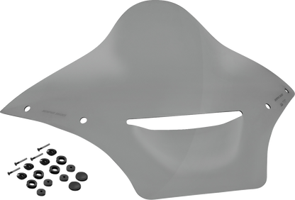 MEMPHIS SHADES Vented Windshield - BRL Race Bubble - Black Smoke - FLTRX MBR101312
