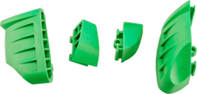 PUIG HI-TECH PARTS Replacement Bumpers - Pro 2.0 - Green - Set 20872V