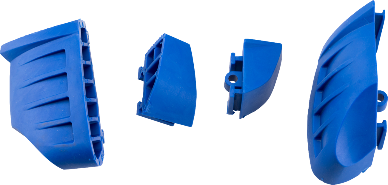 PUIG HI-TECH PARTS Replacement Bumpers - Pro 2.0 - Blue - Set 20872A
