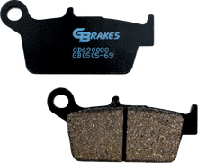 GBRAKES Brake Pads - Semi-Metallic/Ceramic - Rear GB0505-69